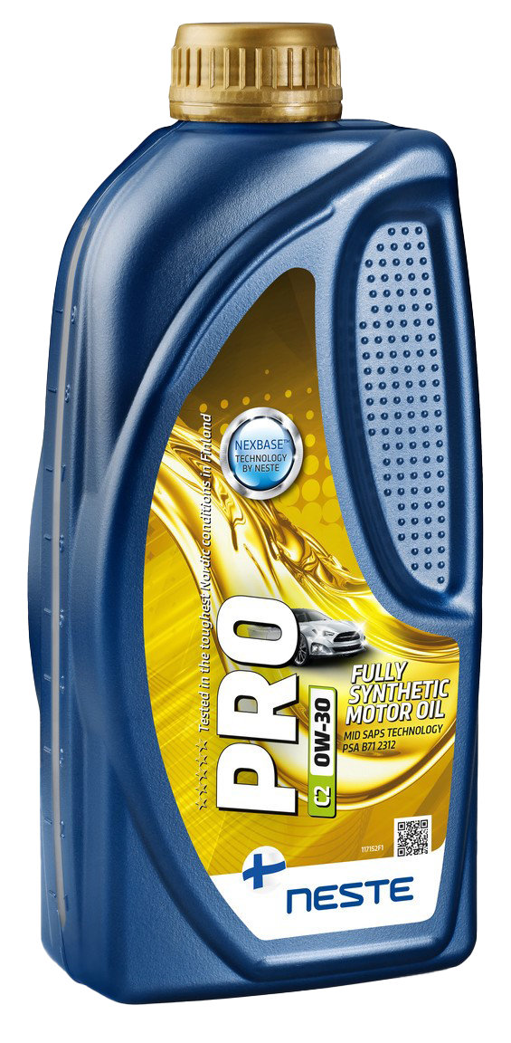 Моторное масло NESTE PRO C2 0W-30, 1л